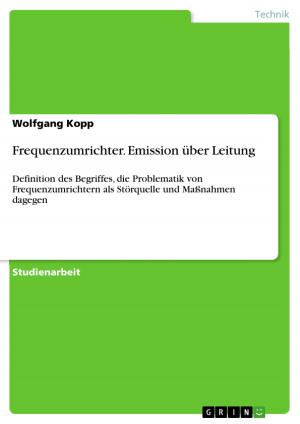 Cover of the book Frequenzumrichter. Emission über Leitung by Henry Kirsten