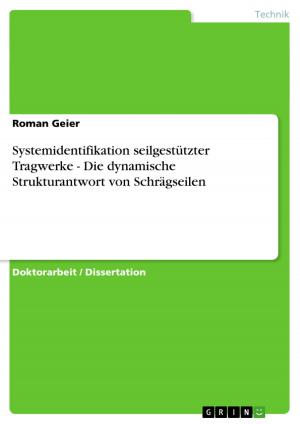 Cover of the book Systemidentifikation seilgestützter Tragwerke - Die dynamische Strukturantwort von Schrägseilen by Claudia Schmidt