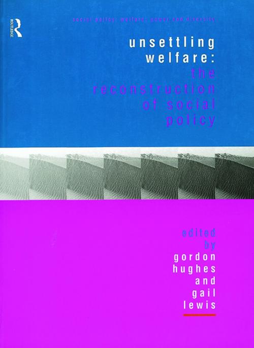 Cover of the book Unsettling Welfare by , Taylor and Francis