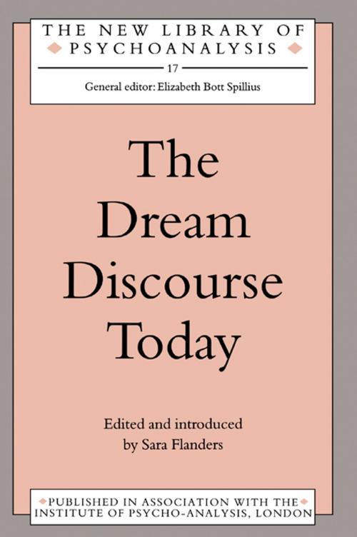 Cover of the book The Dream Discourse Today by Sara Flanders, Taylor and Francis