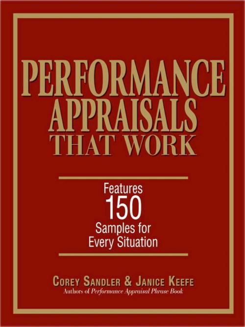 Cover of the book Performance Appraisals That Work by Corey Sandler, Janice Keefe, Adams Media