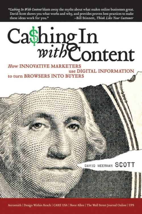 Cover of the book Cashing In With Content by David Meerman Scott, Information Today, Inc.
