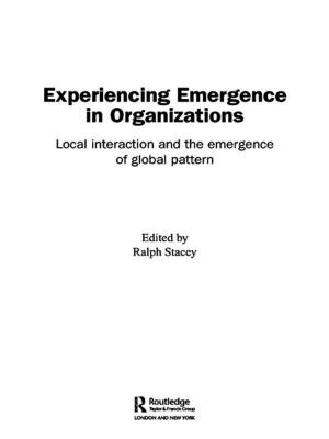 Cover of the book Experiencing Emergence in Organizations by Bingjun Yang, Rui Wang