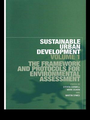 Cover of the book Sustainable Urban Development Volume 1 by Derek Carew