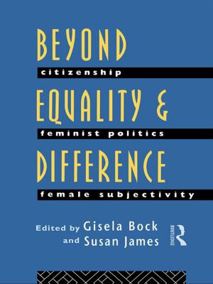 Cover of the book Beyond Equality and Difference by 
