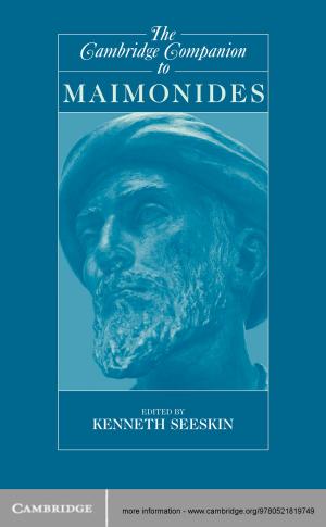 Book cover of The Cambridge Companion to Maimonides