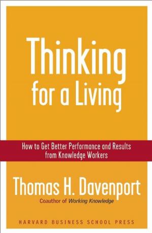 Cover of the book Thinking for a Living by Harvard Business Review