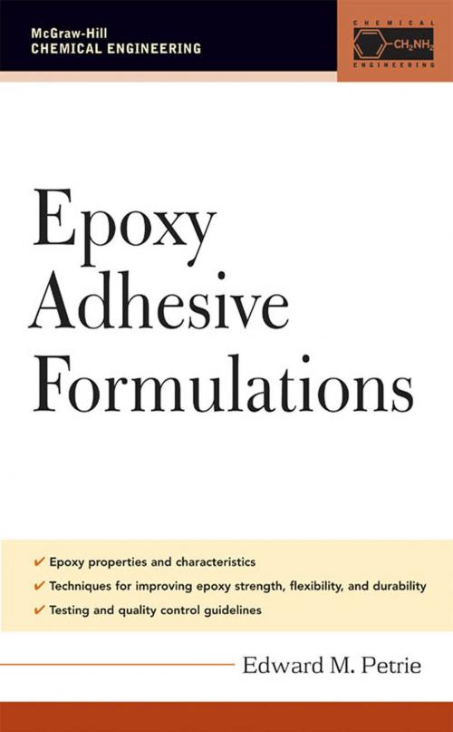 Cover of the book Epoxy Adhesive Formulations by Edward M. Petrie, McGraw-Hill Education
