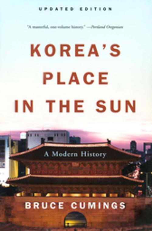 Cover of the book Korea's Place in the Sun: A Modern History (Updated) by Bruce Cumings, W. W. Norton & Company