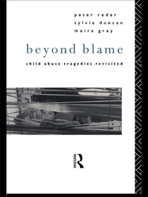 Cover of the book Beyond Blame by Dr Peter Reder, Sylvia Duncan, Moira Gray, Taylor and Francis