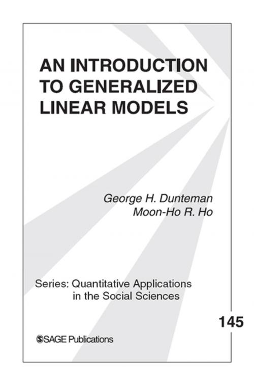 Cover of the book An Introduction to Generalized Linear Models by George Henry Dunteman, Dr. Moon-Ho R. Ho, SAGE Publications