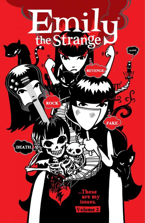 Cover of the book Emily the Strange Volume 2: Rock, Death, Fake, Revenge, and Alone by Rob Reger, Dark Horse Comics