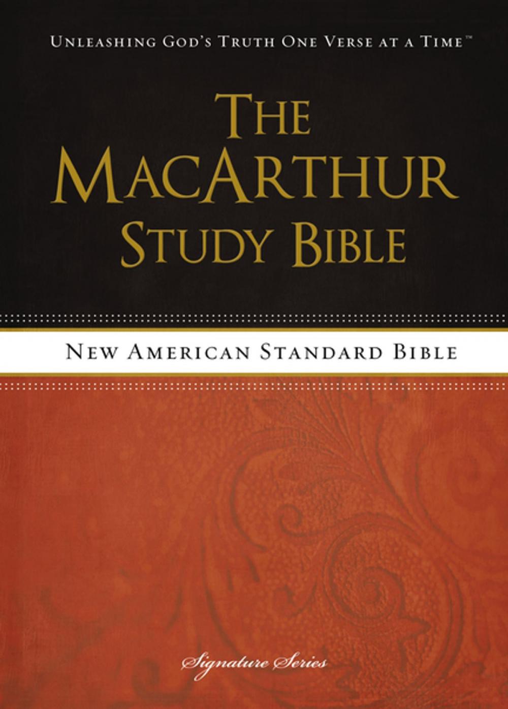 Big bigCover of The MacArthur Study Bible, NASB