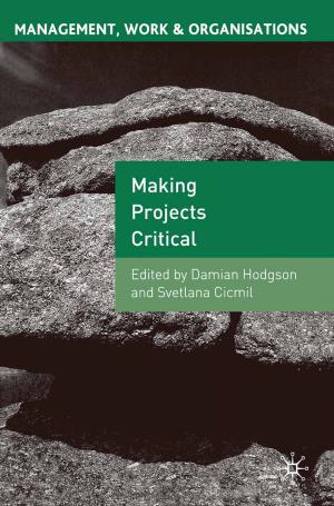 Cover of the book Making Projects Critical by Amanda Henderson, Linda Shields, Sarah Winch