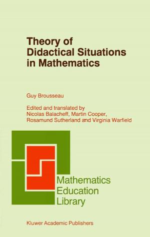 Cover of the book Theory of Didactical Situations in Mathematics by Charles E. Winquist