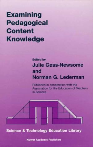 Cover of the book Examining Pedagogical Content Knowledge by 