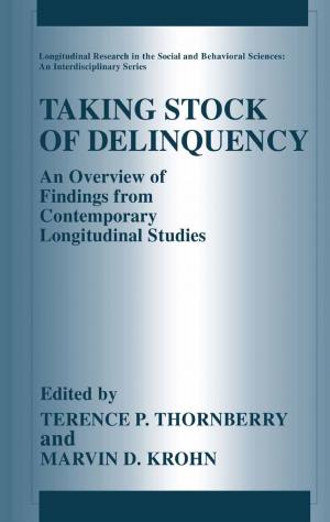 Cover of the book Taking Stock of Delinquency by Yoshiaki Oka, Seiichi Koshizuka, Yuki Ishiwatari, Akifumi Yamaji