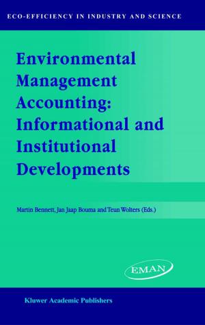 Cover of the book Environmental Management Accounting: Informational and Institutional Developments by Frank T. Brechka