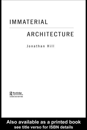 Book cover of Immaterial Architecture