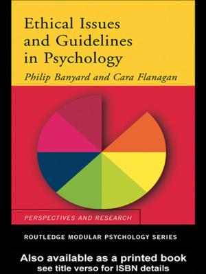 Cover of Ethical Issues and Guidelines in Psychology