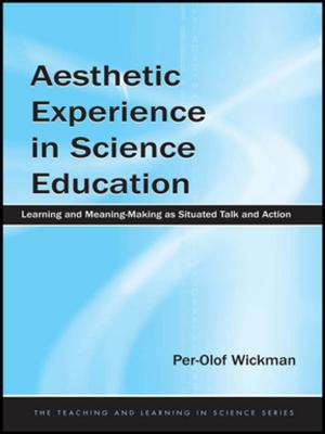 Cover of the book Aesthetic Experience in Science Education by David Wagner