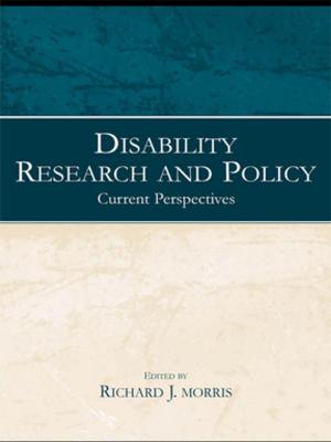 Cover of the book Disability Research and Policy by 