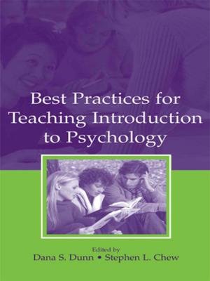 Cover of the book Best Practices for Teaching Introduction to Psychology by Samir Chopra, Scott D. Dexter
