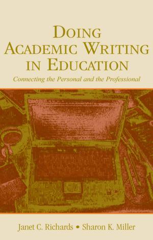 Cover of the book Doing Academic Writing in Education by Kristy Tate