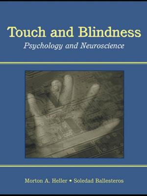 Cover of the book Touch and Blindness by Peter Morrall