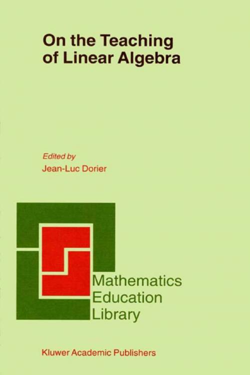 Cover of the book On the Teaching of Linear Algebra by , Springer Netherlands