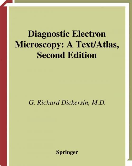 Cover of the book Diagnostic Electron Microscopy by Richard G. Dickersin, Springer New York