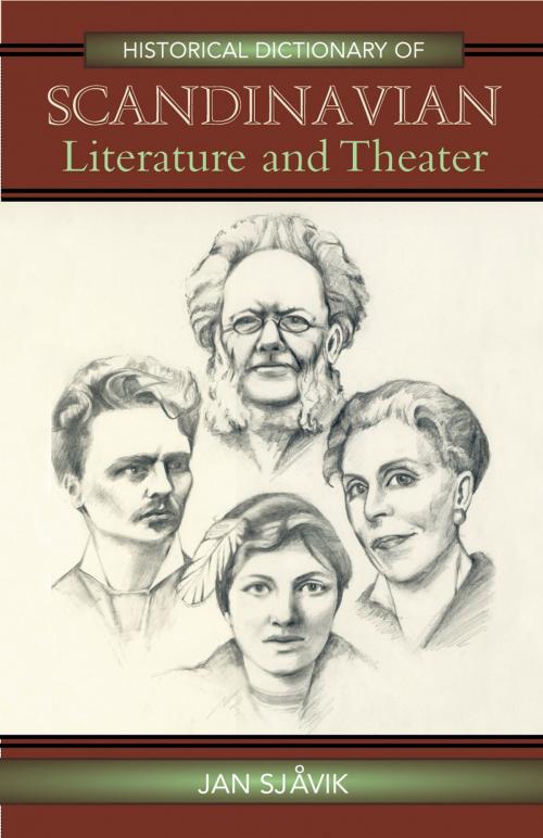 Cover of the book Historical Dictionary of Scandinavian Literature and Theater by Jan Sjåvik, Scarecrow Press