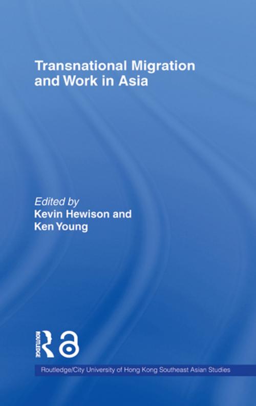 Cover of the book Transnational Migration and Work in Asia by , Taylor and Francis