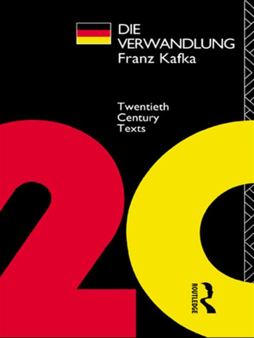 Cover of the book Die Verwandlung by Franz Kafka, Taylor and Francis