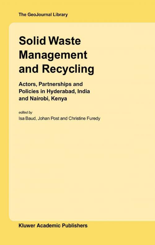 Cover of the book Solid Waste Management and Recycling by , Springer Netherlands