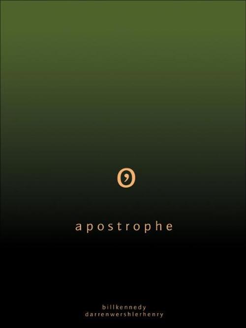 Cover of the book Apostrophe by Bill Kennedy and Darren Wershler-Henry, ECW Press