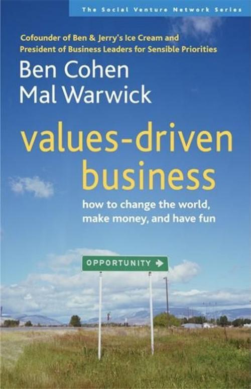 Cover of the book Values-Driven Business by Ben Cohen, Mal Warwick, Berrett-Koehler Publishers