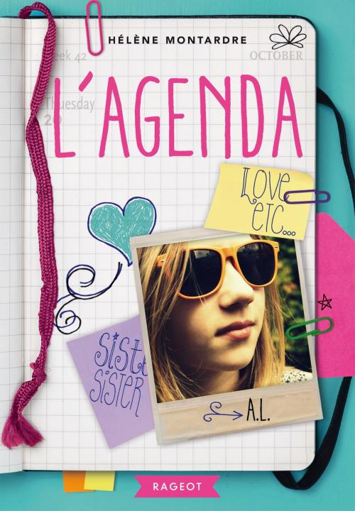 Cover of the book L'agenda by Hélène Montardre, Rageot Editeur