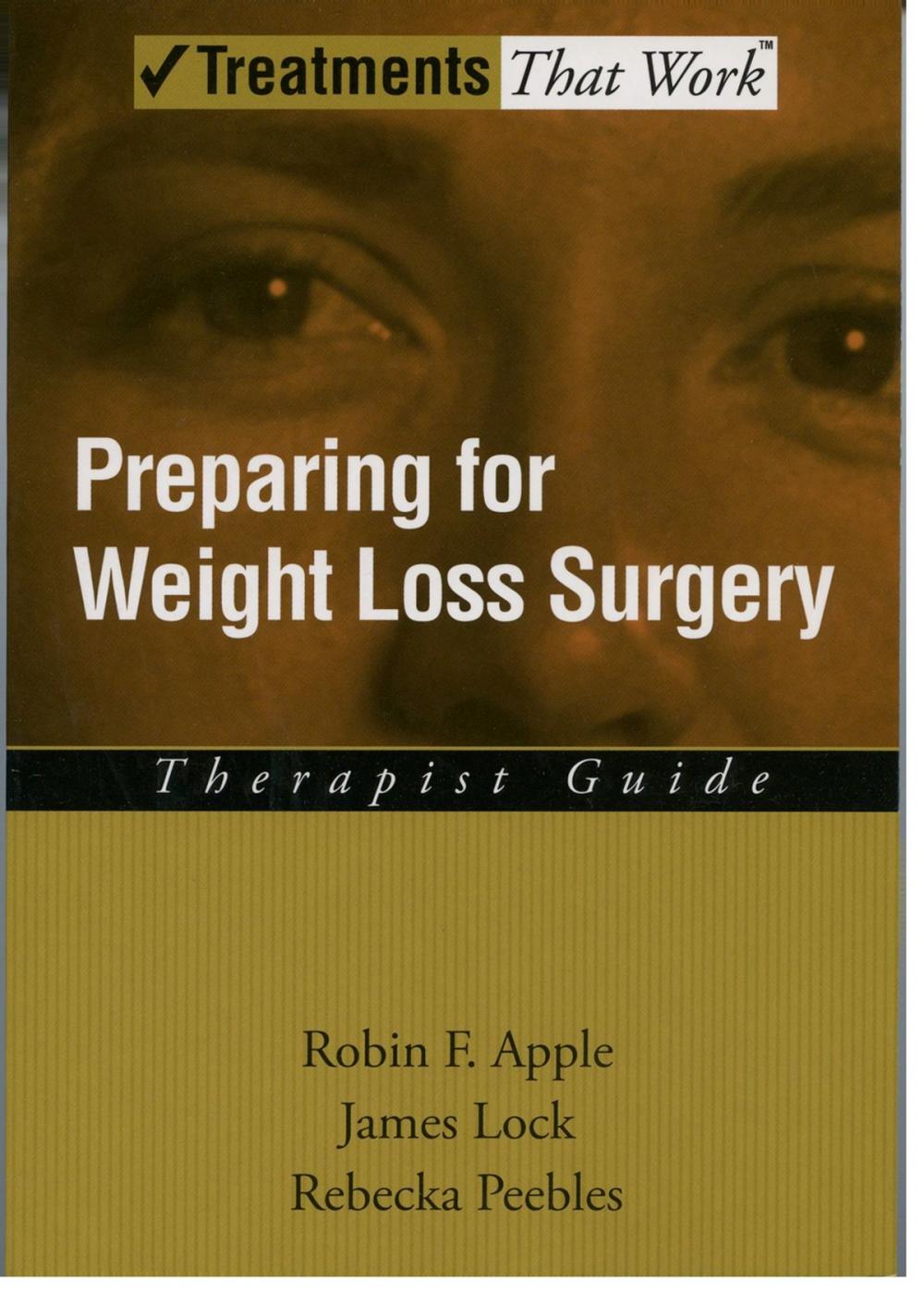 Big bigCover of Preparing for Weight Loss Surgery