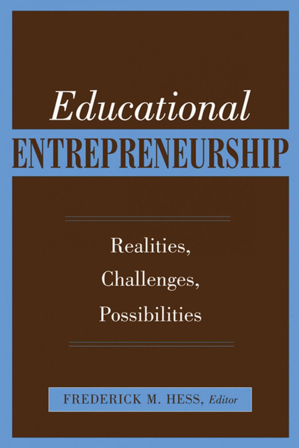 Big bigCover of Educational Entrepreneurship
