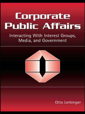 Cover of the book Corporate Public Affairs by John I'Anson, Alison Jasper