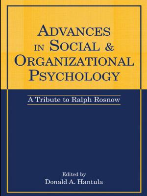 Cover of the book Advances in Social and Organizational Psychology by Dallen Timothy, Victor Teye