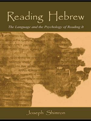 Cover of the book Reading Hebrew by Suet Ying Ho