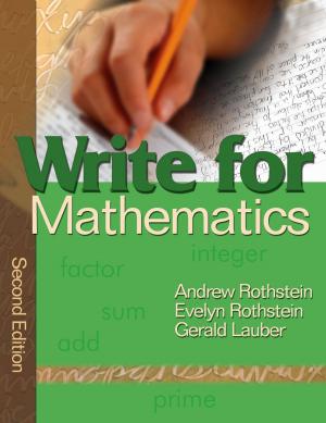 Cover of the book Write for Mathematics by Dr. Leonard C. Shyles