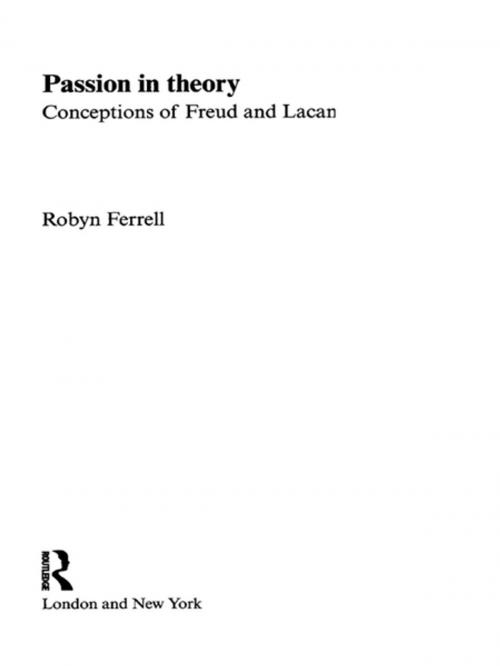 Cover of the book Passion in Theory by Robin Ferrell, Taylor and Francis