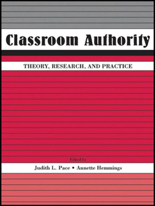 Cover of the book Classroom Authority by , Taylor and Francis