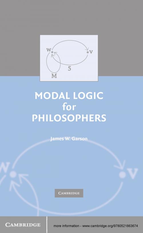 Cover of the book Modal Logic for Philosophers by James W. Garson, Cambridge University Press