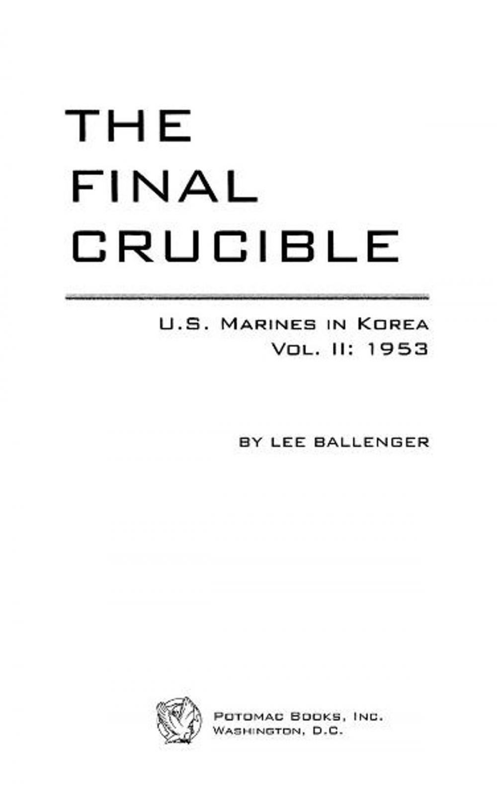 Big bigCover of The Final Crucible