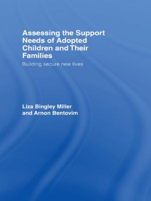 Book cover of Assessing the Support Needs of Adopted Children and Their Families