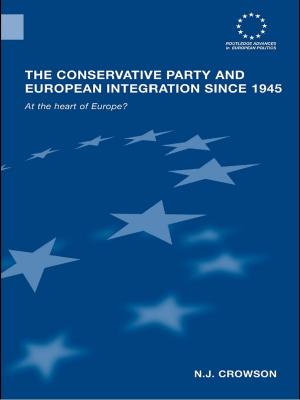 Cover of the book The Conservative Party and European Integration since 1945 by John Blando